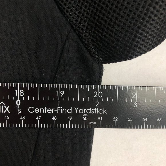 SP Aesthetics Men's Size Small Black Two-Way Full Zip Long Sleeve Hooded Jacket - Picture 6 of 11